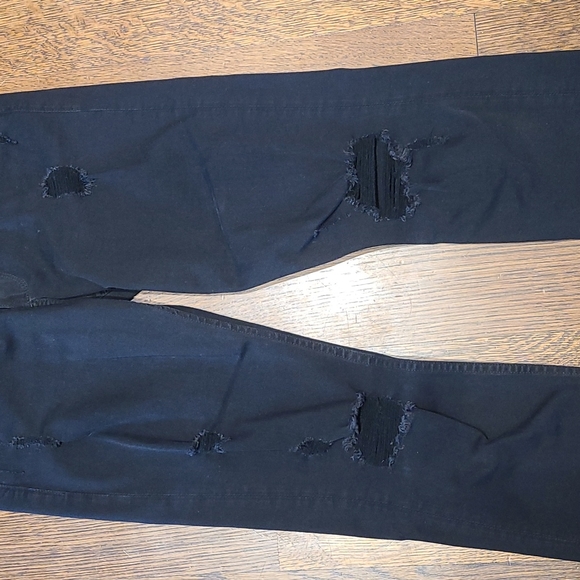 Distressed Black Jeans - Picture 2 of 3